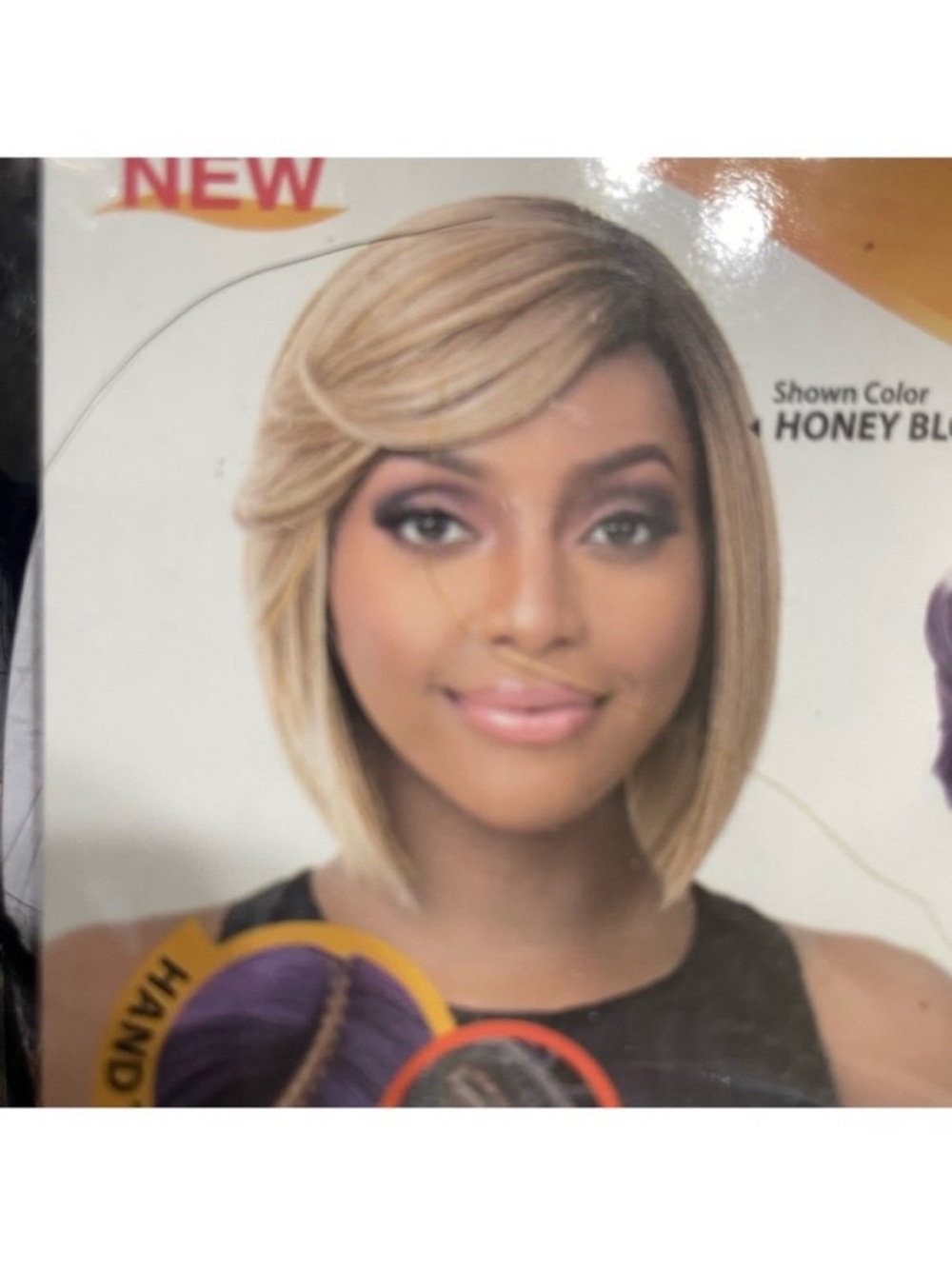 Bob synthetic black Asymmetrical Layered Bob Wig with Side Bang